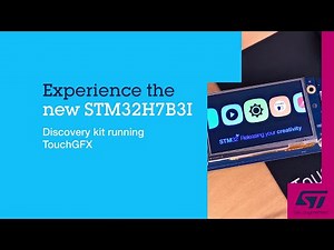 TouchGFX Demo on STM32H7B3I-DK