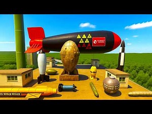 Garry's Mod: Throwing Nuclear Bombs from a City Tower