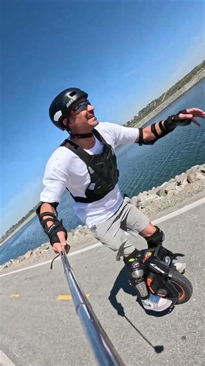 InMotion V14S on the Santa Ana River Trail