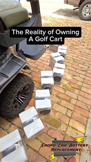 The reality of owning a Golf Cart.
