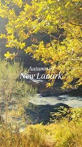 🍂 Join us for an autumn walk around New Lanark. 🍁 Get outdoors and see the wonderful Falls of Clyde at their most beautiful and enjoy a nice cozy coffee afterwards in our Café! | New Lanark World Heritage Site