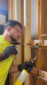 378K views · 2.2K reactions | Sower valve install. The loop and pulling off of the tub spout port are what manufacturer directions state to do. Enjoy ya baby’s #serviceplumber #asmr #asmrsounds #learn #foryou #viral #plumbing #pipes #tools #plumbertools #handtools #work #diy | Plumb Young | Facebook