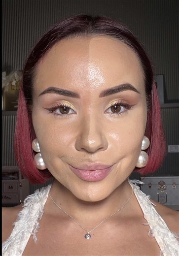POV: your current foundation cakes way too easily🫠 So you switch to the new @SHEGLAM Skin Sync Satin Foundation😍 Hydrating, smooth, and skin-like finish✨ Would this make it into your makeup bag?👀 . #SHEGLAM #SHEGLAMFoundation #SHEGLAMSkinSyncFoundation #SHEGLAMSkinSyncSatinFoundation