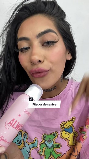 Probando el Spray Fijador de Maquillaje Saniye