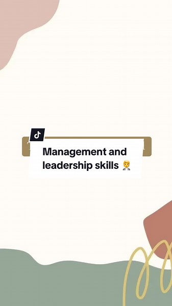 Types of management and leadership skills 🧑‍💼#manager #leader #mangement #leadership #profit #revenue #btec #business #fyp #foryoupage #gcses #growth