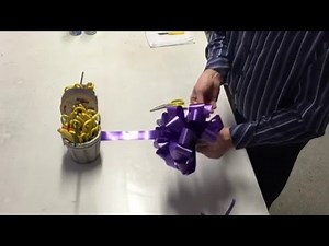 How to make a simple bow - multi loop and chocolate box style bow -