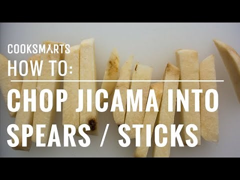 How to Chop Jicama into Spears/Sticks | by @cooksmarts