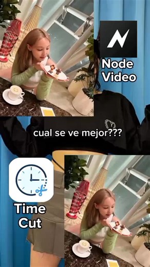 Time Cut vs Node Video cual se ve mejor?#timecut #nodevideo #fypシ