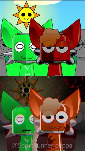 Normal&Horror Sprunki Pyramixed New OC - Fanta and Sprite | Mix Versions