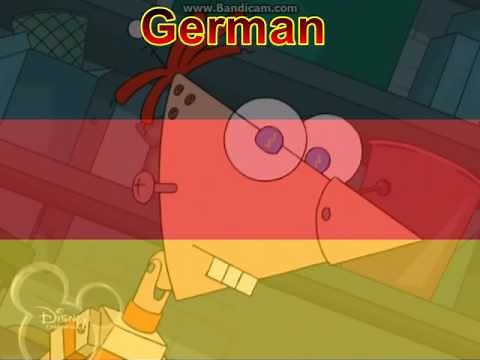 Phineas and Ferb - Phinedroids and Ferbots One Line Multilanguage