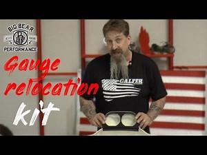 Gauge Relocation Kit for Harley Road Glide || 2015 - 2018, 2013 and Below