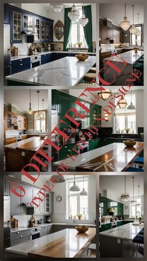 6 Different kitchen from minimal to luxuary😲 #viral #homedecor #design #classykitchen