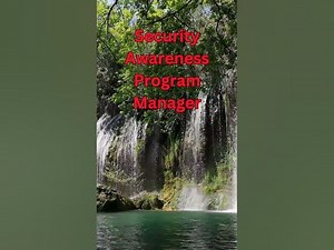 Security Awareness Program Manager cybersecurity Technology Careers