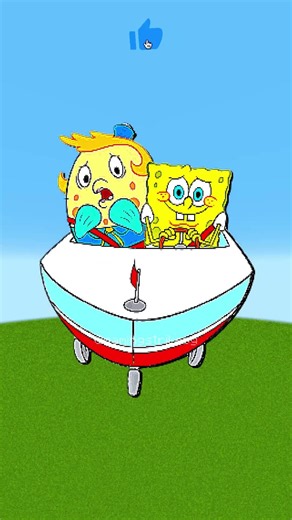 Bikini Bottom Neighbor in Minecraft Pixel Art | SpongeBob, Bubble Bass, Larry the Lobster & Mrs Puff