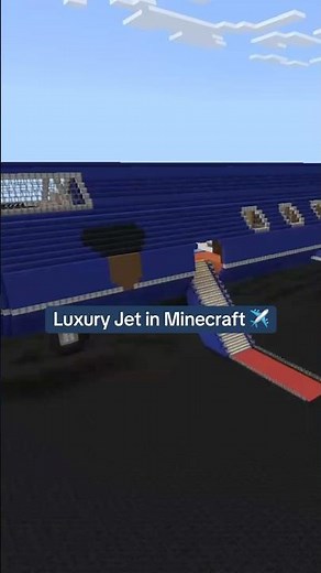 I Built a Luxury Jet in Minecraft! ✈️🔥