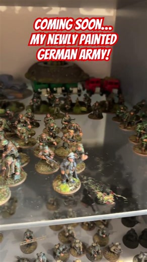 Coming soon: My newly painted German army, Infantry, armour and artillery!