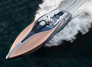 Lexus introduces the sport yacht concept with automotive design cues: http://bit.ly/2jDVCFc | designboom