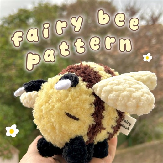 Fairy Bee Crochet Pattern (4 Mods) - Etsy