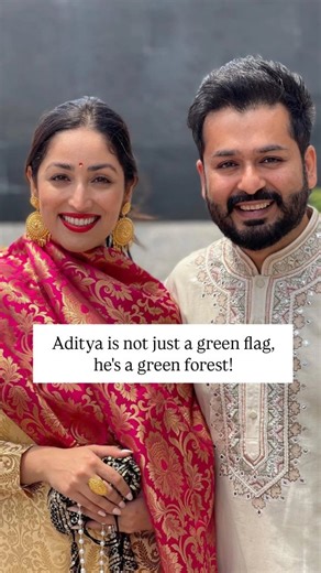 Humans of Bombay on Instagram: ""I met Aditya on the sets of our film Uri, but it wasn’t the cameras or the scripts that brought us close – it was the quiet moments in between where I realized our wavelengths were perfectly in sync. We’re both private people, simple at heart, who prefer staying home over going to parties, choosing what to cook or watch rather than chasing the world’s idea of a ‘celebrity life.’ Aditya has always shown me who he is through small, extraordinary gestures. A pillow