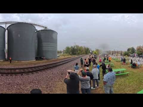 Milwaukee Road 261 in 360° — High-Speed Photo Runby