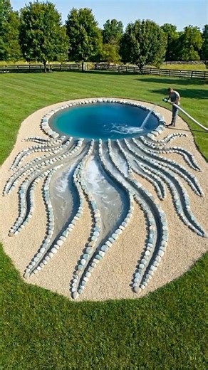 Swimming Pool like Octopus #shortvideo #shorts