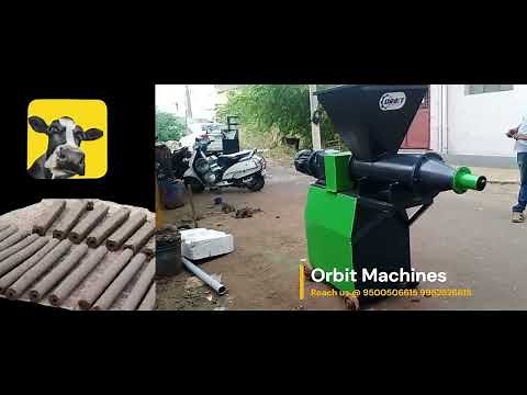 Cow dung log making machine - Made in India