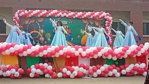 Cute Girls Perform at Smart Carnival 2k25 Celebration