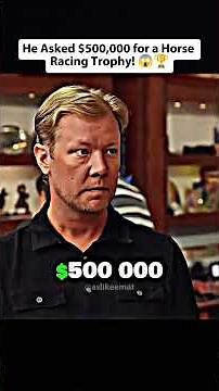 He Asked $500,000 for a Horse Racing Trophy! 😱🏆 #shorts #PawnStars #RareTrophy