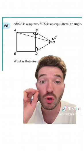 Solve Hard Math Questions: Square, Equilateral Triangle, and Angle BAC