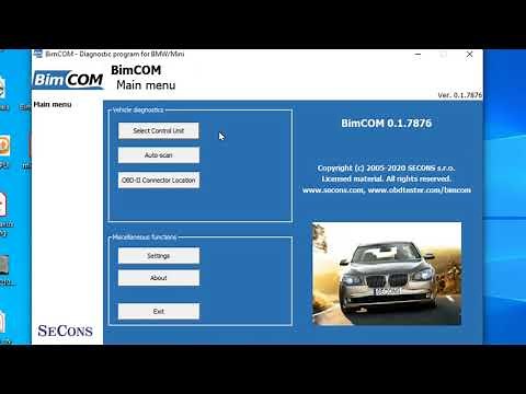 BimCOM Review 2021 UK bmw scan tool