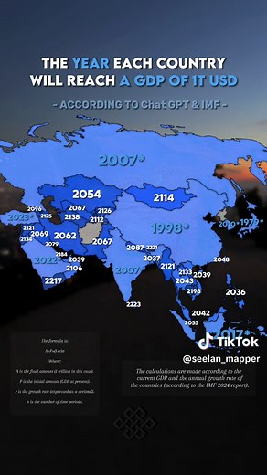 Top 50 GDP Countries in 2050 | Mapping Economies | 1 Trillion GDP