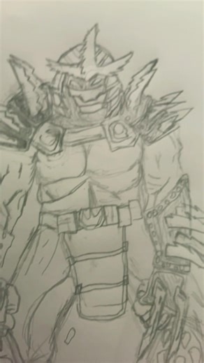 Super shredder drawing what do you think ✍️? #drawing #art #sketchseries #tmnt