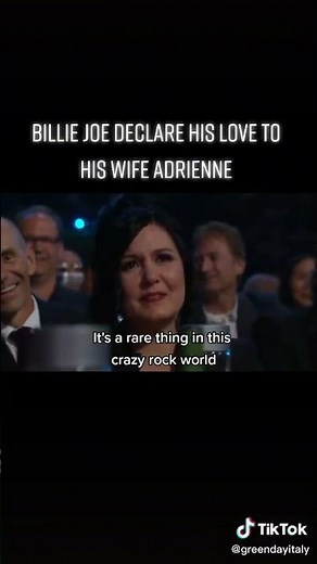 Billie Joe Armstrong declare his love to Adrienne
