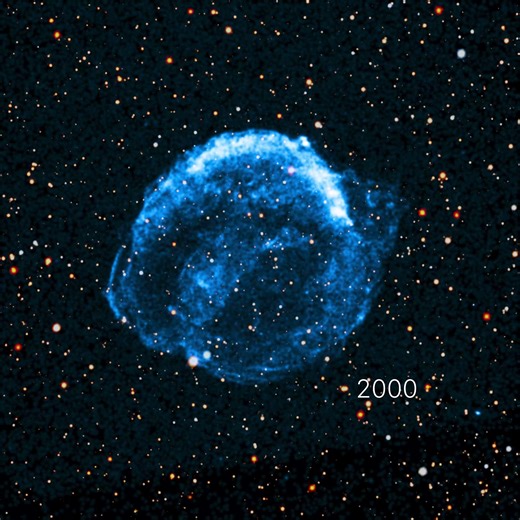 Ever wonder what happens in the aftermath of a supernova? In this video, you’re watching the glowing remnants of a stellar explosion 17,000 light-years from Earth disperse over a period of 25 years, making this Chandra X-ray Observatory’s longest-spanning video ever released. https://go.nasa.gov/3NaO7bO | NASA - National Aeronautics and Space Administration