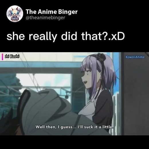 Anime Girl Sucking