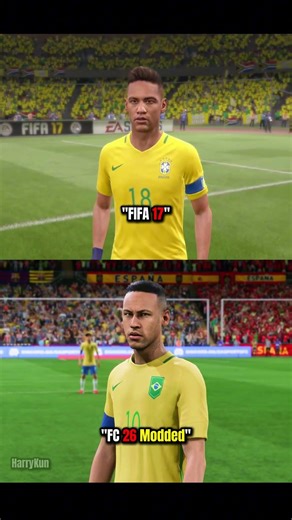 Neymar Model: OG FIFAs Vs FC 26 Mods