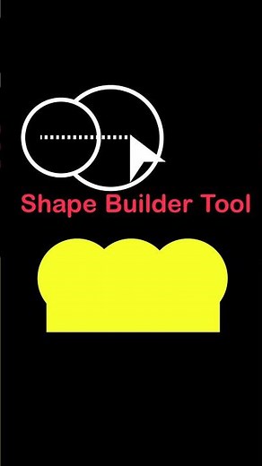Adobe Illustrator - Shape Builder Tool #adobe #adobeillustrator #graphicdesign #sylusskydesigns