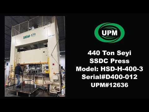 440 Ton Seyi Straight Side Double Crank Press