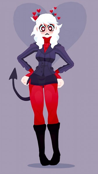 Modeus dance from Helltaker! Watch with sound =) #helltaker #helltakermodeus #animation