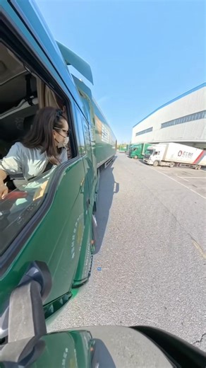 A truck driver’s reversing skills.