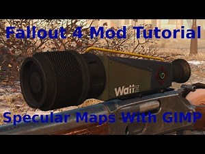 Fallout 4 Specular Maps with just GIMP