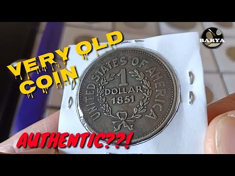 1851 OLD COIN OF America - WORTH OR WORTHLESS? | 1851 one dollar US liberty Indian head coin