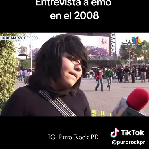 Entrevista a chica emo en 2008 sobre cultura y aceptación