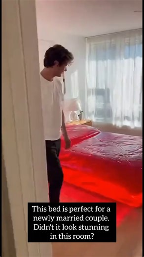 Is that a bed. No way. Perfectly made for newly married couples😂#funny #shorts #sleighbeds #bedtools