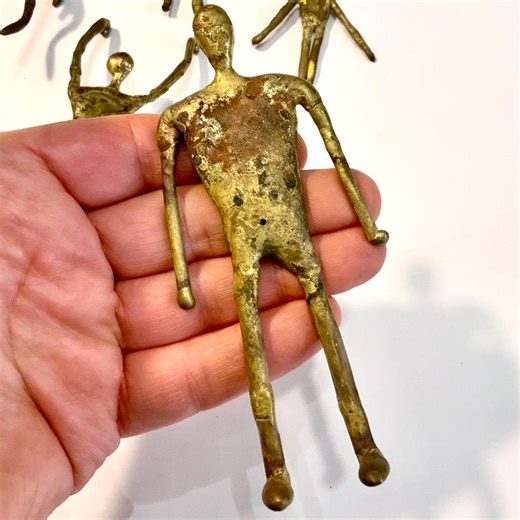 Handmade Brass Sculptures, All 14 Metal Figures, Midcentury Modern. - Etsy