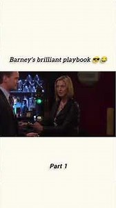 Barney's brilliant playbook 😂♥️