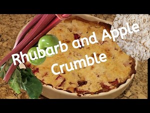Rhubarb and Apple Crumble
