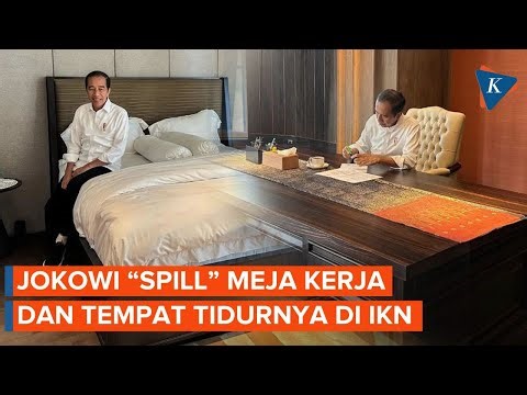 Penampakan Meja Kerja dan Tempat Tidur Jokowi di Istana Garuda IKN