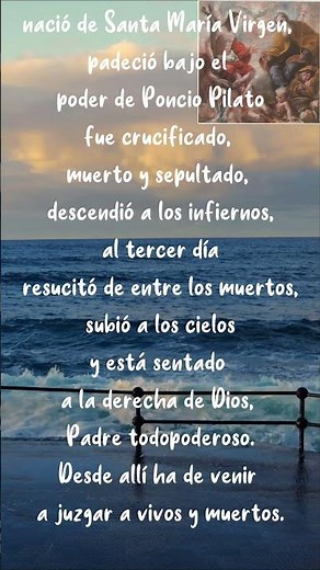 🥇 PRAYER The complete Apostles' Creed with lyrics