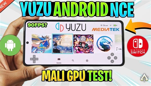 天玑手机玩安卓Switch模拟器yuzu | 红米K50 MALI GPU 测试，皮卡丘 宝可梦 海贼王：无尽世界R 赤红豪华版